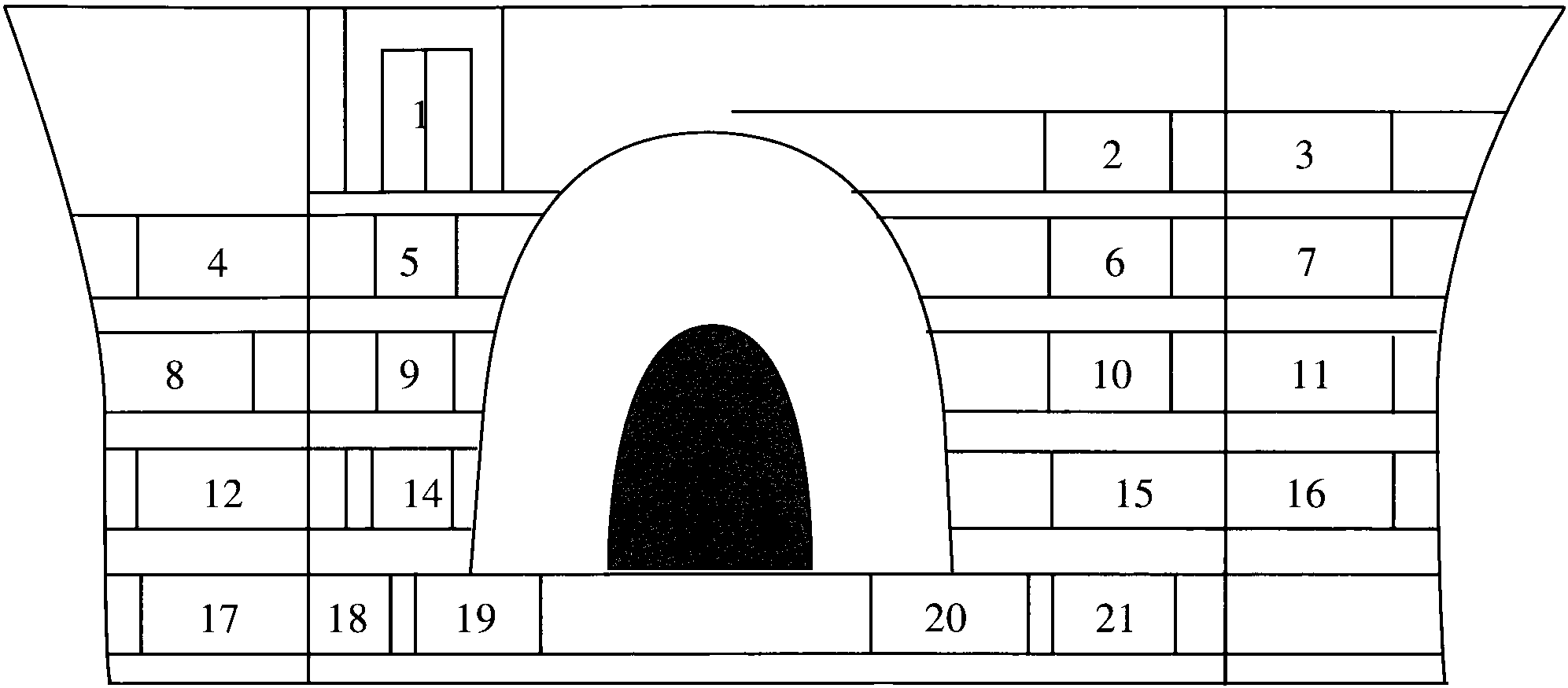 M1 前室東壁